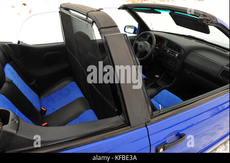 Voiture, cabine, ouvrir, le voyage, les passagers, la sécurité, les voyages, Banque D'Images