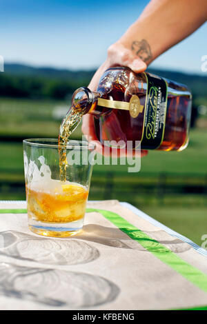 USA, New York, Nashville, Tennessee whiskey, Steeplechase Iroquois sur les rochers Banque D'Images