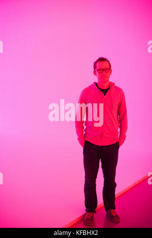 La Russie, Moscou. Portrait d'Anton Belov, Direcor Garage du Musée d'art contemporain. Banque D'Images