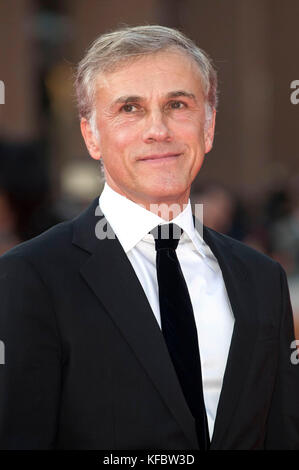 Christoph Waltz assiste à la 'ennemis' premiere pendant le 12e festival du film de Rome à l'auditorium Parco della Musica, le 26 octobre 2017 à Rome, Italie. Banque D'Images