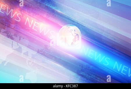 Nouvelles du monde numérique moderne graphique, la technologie d'arrière-plan Arrière-plan de communication Banque D'Images