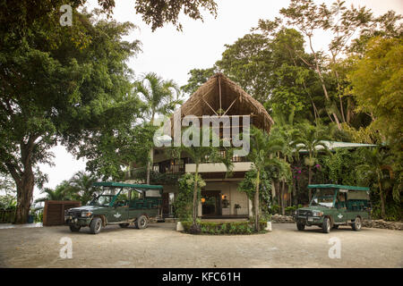 Belize, Punta Gorda, Toledo, un point de vue extérieur de l'entrée de belcampo belize jungle lodge et farm Banque D'Images