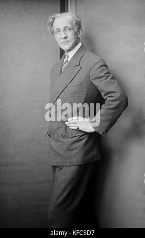 Le photographe français André Taponier, co-fondateur du studio photographique Boissonnas & Taponier en 1901 à Paris. Paris, Le 8 Avril 1928 Photo Taponier Banque D'Images