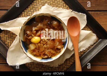 Cheng tng, dessert à base de refroidissement de Singapour Banque D'Images