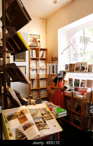 États-unis, Californie, San Francisco, l'intérieur de livres d'architecture sout à North Beach Banque D'Images