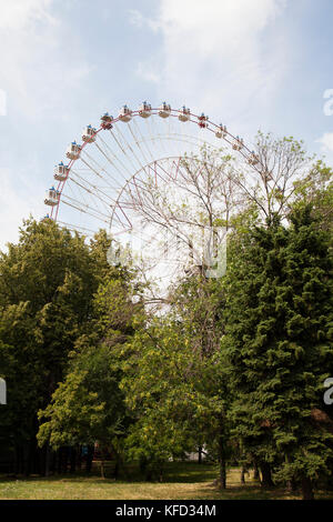 La Russie, Moscou. Le Moscou-850 Grande Roue au centre panrusse des expositions. Banque D'Images