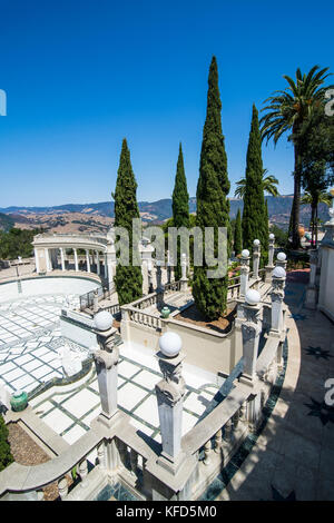 Les luxueuses piscines Neptune, Hearst Castle, big sur, Californie, USA Banque D'Images