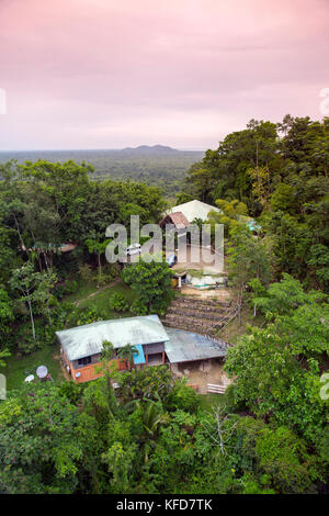 BELIZE, Punta Gorda, Tolède, une vue d'ariel de Belcampo Belize Lodge et de la ferme Jungle, qui est consacrée au développement durable de la stabilité économique i Banque D'Images