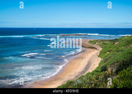 Côte de Corail longue réserve aquatique sur les plages du nord de Sydney, Nouvelle Galles du Sud, Australie Banque D'Images