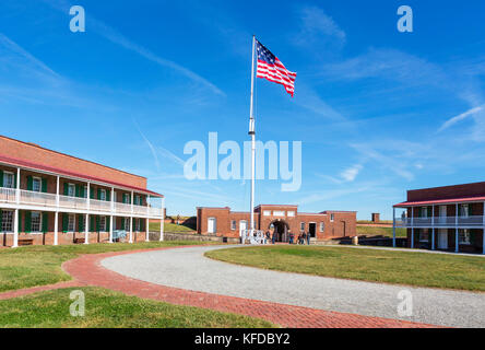 Le Fort McHenry National Monument, Baltimore, Maryland, USA Banque D'Images