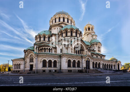 La cathédrale Alexandre Nevski, Sofia Bulgarie Banque D'Images