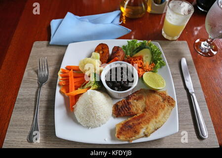 Casado con Pescado, Rancho Perla, Calle 480, la Fortuna, province d'Alajuela, Costa Rica, Amérique Centrale Banque D'Images