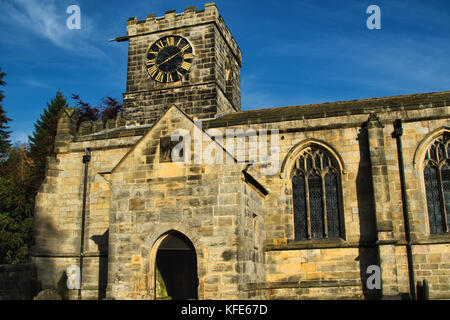 All Saints' Church dans le parc de Harewood House,Harewood,West Yorkshire, Angleterre, Royaume-Uni. Banque D'Images