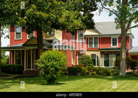 William D. Folk House, 309, rue de l'Église du Sud, Smithfield, Virginie Banque D'Images
