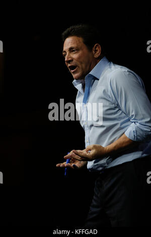 New York, New York ; Jordan Belfort parle au Madison Square Garden Banque D'Images