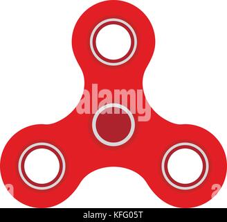 Spinner fidget main. spinner toy anti stress, relaxation et de rotation, vector illustration Illustration de Vecteur