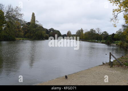 Paysage - bois de Vincennes, à Paris, France Banque D'Images