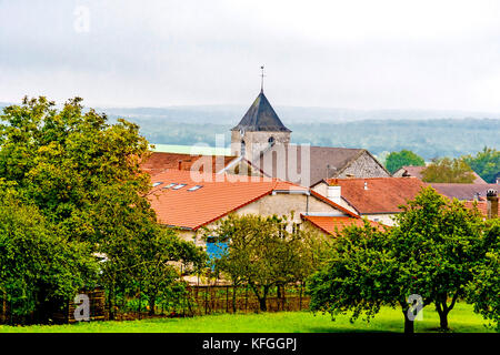 Colombey-les-Deux-Églises (départements de la Haute-Marne, France) : résidence de l'ancien président français Charles de Gaulle et sa famille Banque D'Images