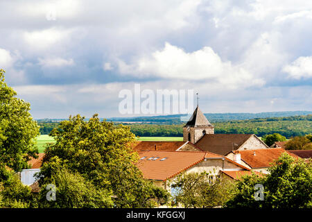 Colombey-les-Deux-Églises (départements de la Haute-Marne, France) : résidence de l'ancien président français Charles de Gaulle et sa famille Banque D'Images