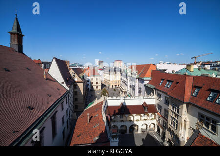 La Slovaquie, Bratislava, capitale, paysage urbain de la vieille ville Banque D'Images