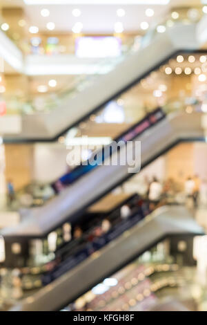 L'intérieur de la scène flou shopping mall Banque D'Images