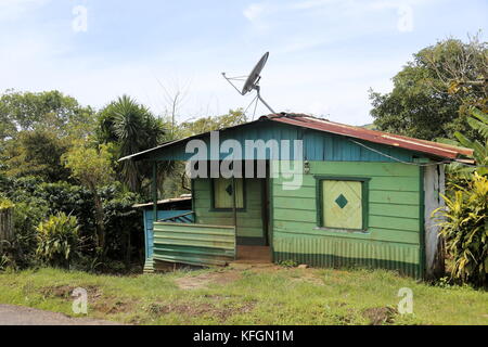 Maison typique, près de Alajuela Sarchí, province, Costa Rica, Amérique Centrale Banque D'Images