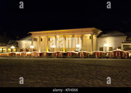 Kurhaus mit Weihnachtsmarkt, Christkindelsmarkt Baden-Baden Banque D'Images