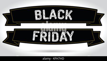 Le vendredi noir inscription modèle. vector illustration créative eps10. Illustration de Vecteur