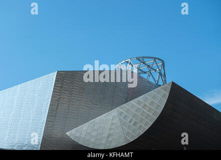 Détail architectural de la le théâtre Lowry à Salford à Manchester, Angleterre Banque D'Images