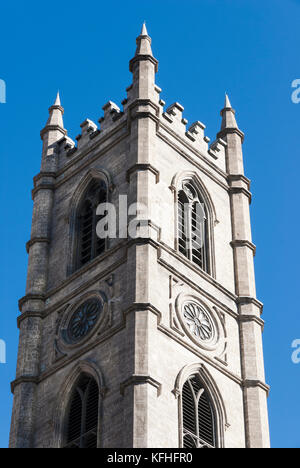 Basilique notre-Dame, Vieux-Montréal, Québec, Canada Banque D'Images