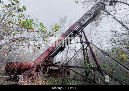 Quickborn, Allemagne. 19 octobre 2017. La zone de tourbe de Quickborn, Allemagne, 19 octobre 2017. La production de tourbe dans la région devrait prendre fin avant 2020. Crédit : Markus Scholz/dpa/Alamy Live News Banque D'Images