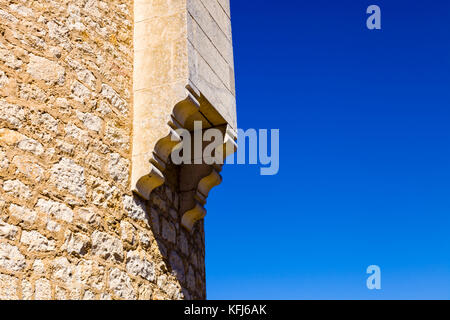 Détail du Château des Milandes, accueil à Joséphine Baker Banque D'Images