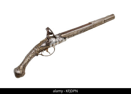 Magnifique décoration exemple de pistolet à air.Fin du mois-le début des XIXe siècles.Les armes Balcan étaient populaires dans d'autres pays européens ( Banque D'Images