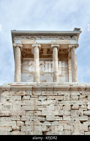 Temple dédié à la déesse Athena Nika. Acropole d'Athènes. Grèce Banque D'Images