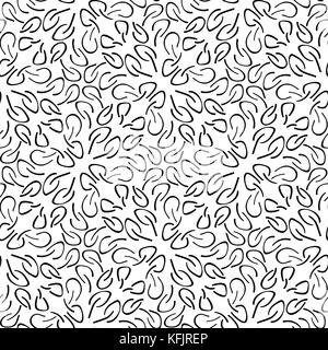 Motif transparente faite de petites feuilles Illustration de Vecteur