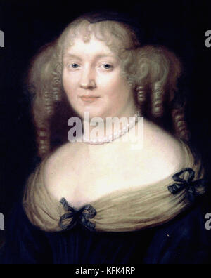 Robert Nanteuil Portrait de Madame de Sévigné 17e siècle - Musée Carnavalet, Paris Banque D'Images