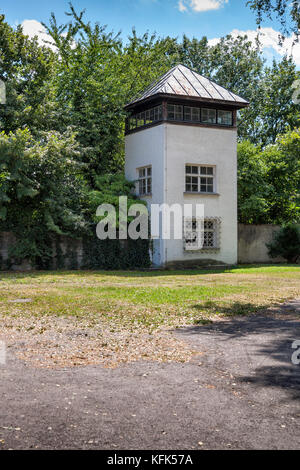 Camp de concentration de Dachau (konzentrationslager) tour de garde ss Banque D'Images