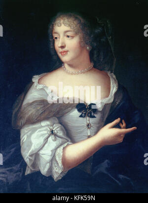 Claude Lefebvre Portrait de Marie de RABUTIN Chantal, Marquise de Sévigné 17e siècle - Musée Carnavalet, Paris Banque D'Images