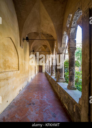 Convento San Francesco, Sorrente, Italie. Chiostro di San Francesco Banque D'Images