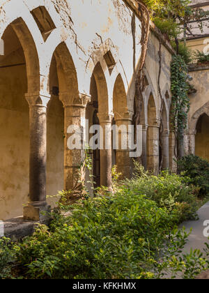 Convento San Francesco, Sorrente, Italie. Chiostro di San Francesco Banque D'Images