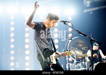 Barcelone, Espagne. 30Th oct, 2017. sang royal (band) produisent en concert au sant jordi club stade le 30 octobre 2017 à Barcelone, Espagne. crédit : christian bertrand/Alamy live news Banque D'Images