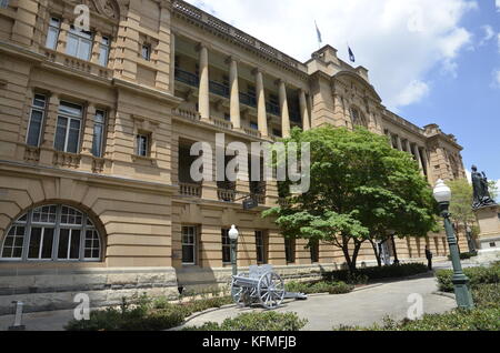 L'Heritage Hotel, anciennement le bâtiment de l'Administration des terres dans la région de Queens Square, Brisbane, Australie. Il fait partie du Secrétariat du Casino. Banque D'Images