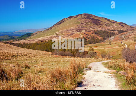 Avis de Conic Hill du West Highland Way, près de Balmaha, Ecosse Banque D'Images