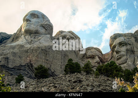 27 août 2017 : monument national du mont Rushmore dans le Dakota du Sud Banque D'Images