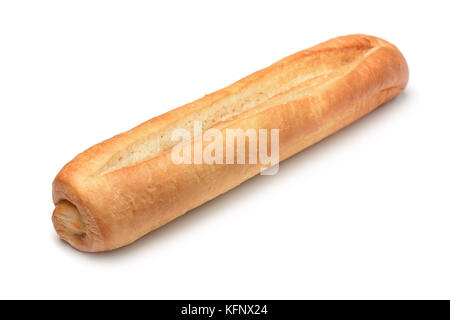 Baguette fraîche isolated on white Banque D'Images