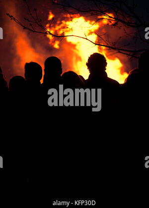 Feu de joie Banque D'Images