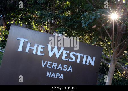 Napa, CA, États-Unis. 27 octobre 2017. Le Westin Verasa Napa. Crédit : Napa Valley Register/ZUMA Wire/Alamy Live News Banque D'Images