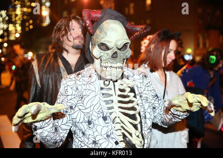 HALLOWEEN Halloween- VILLAGE Parade Parade 2017 NYC Banque D'Images