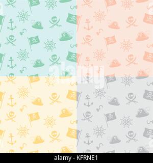 Art fond pirate vector graphic art design illustration Illustration de Vecteur