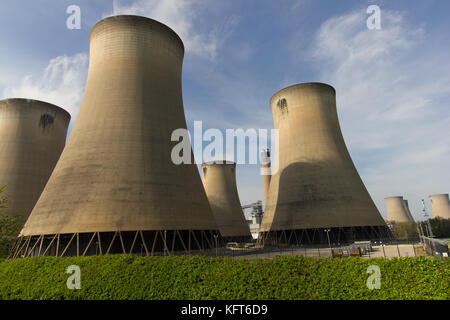 Drax thermique au charbon Banque D'Images